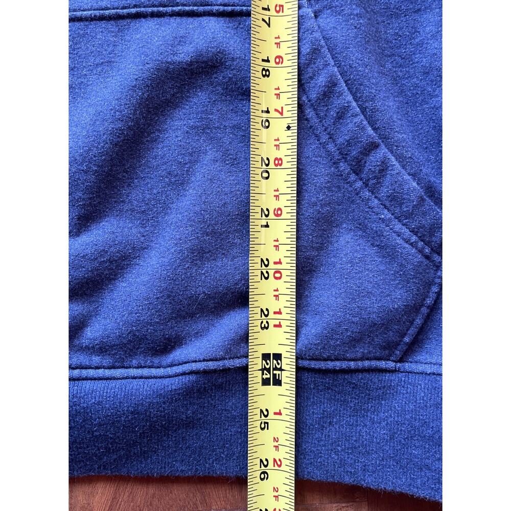 Patagonia Men's XL Blue Hoodie Sweatshirt with Bear Graphic Organic Cotton - Picture 2 of 9